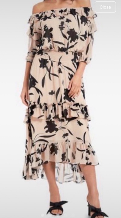 Seed off the shoulder maxi dress - Size 12