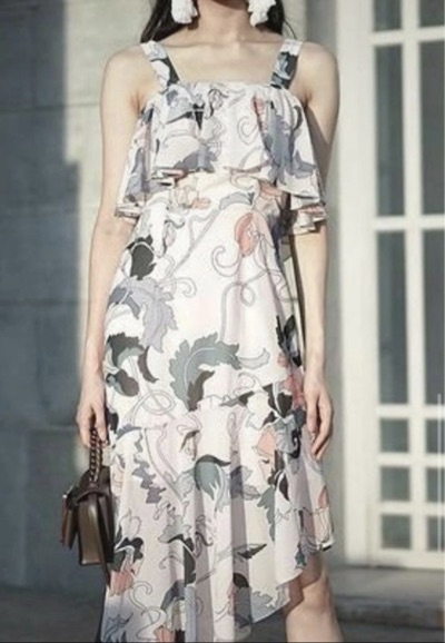Cooper St Floral Cold Shoulder Midi Dress – Size 14