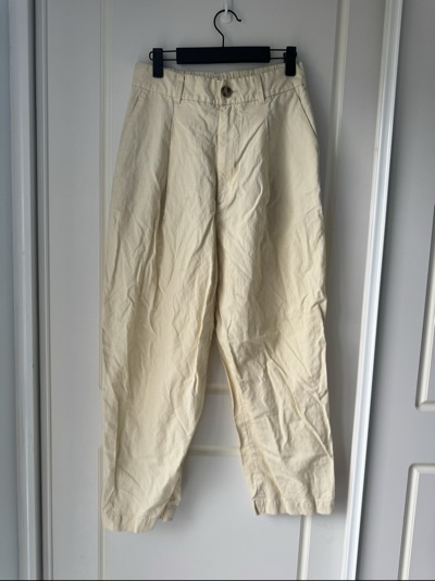 Uniqlo x Comptoir des Cotonniers linen blend pants size S