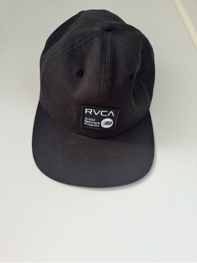 RVCA black ANP snapback cap