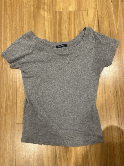 wide neck soft tee