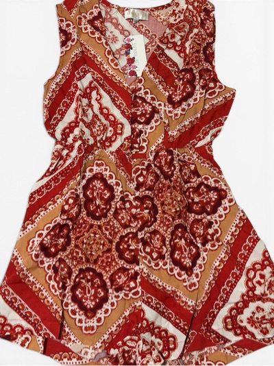Paisley Boho Playsuit/Romper BNWT
