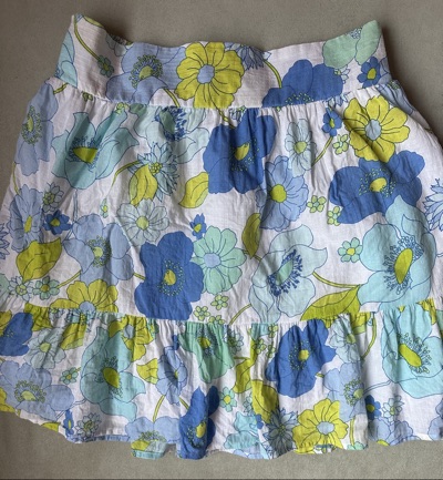 Seed heritage floral cotton girls summer skirt | size 10 |