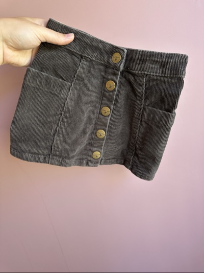 Jamie Kay corduroy brown toddler skirt | size 1 |