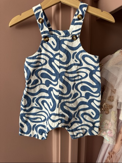 Mini Zali baby summer romper overalls | size 3-6m |