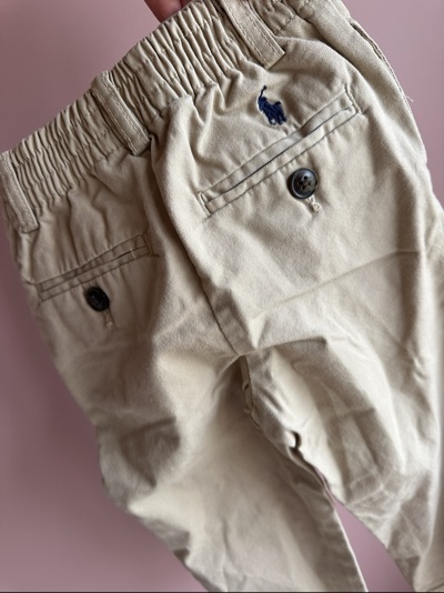 Ralph Lauren straight leg baby chino pants trousers | size 12m |