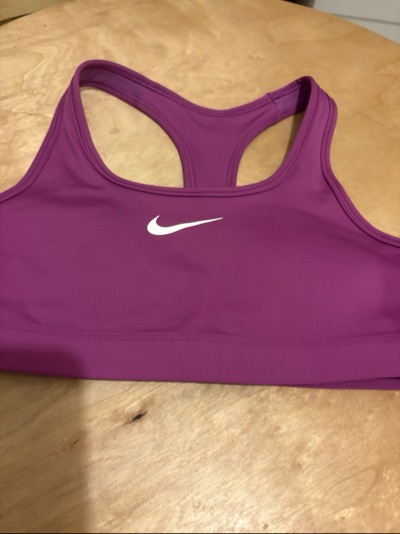 Nike sport bra purple
