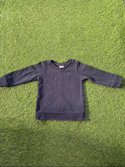 Seed dark blue jumper 12-18months