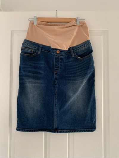 Just jeans maternity denim skirt