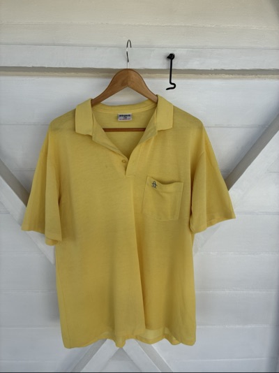 Bonds yellow polo shirt