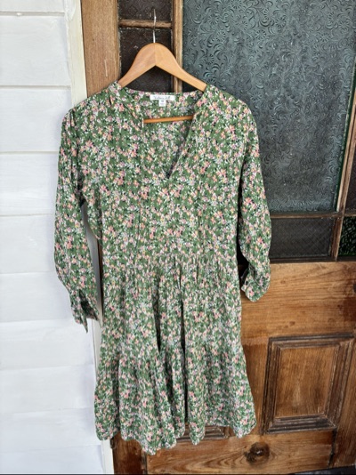 Victoria Hill floral midi dress size 10