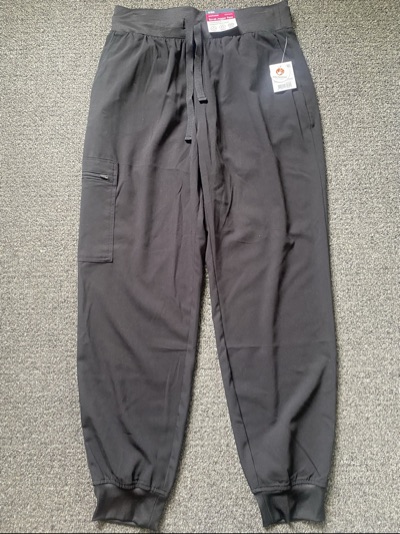Anko black scrub jogger pants size 12