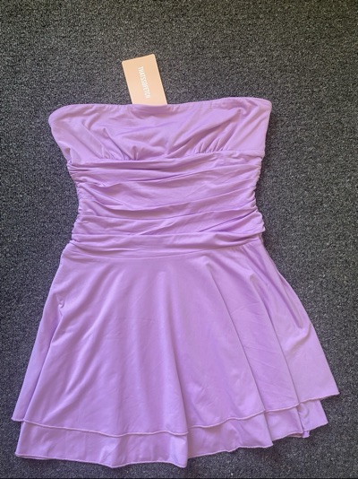 That's So Fetch purple strapless mini dress size AU 10