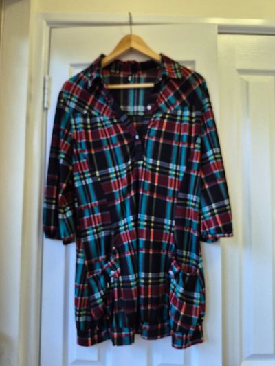 Tartan tunic top