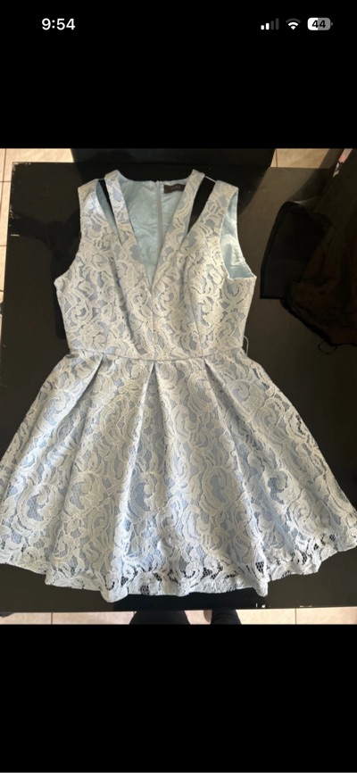 TEMT floral lace fit-and-flare dress size 10