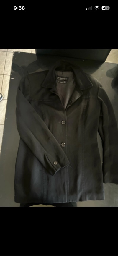 David Lawrence black blazer size 10