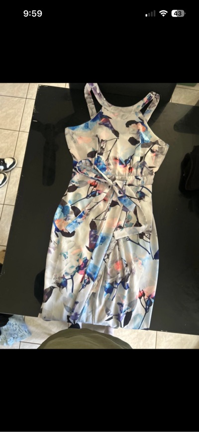 Knight Angel floral sleeveless dress size 10