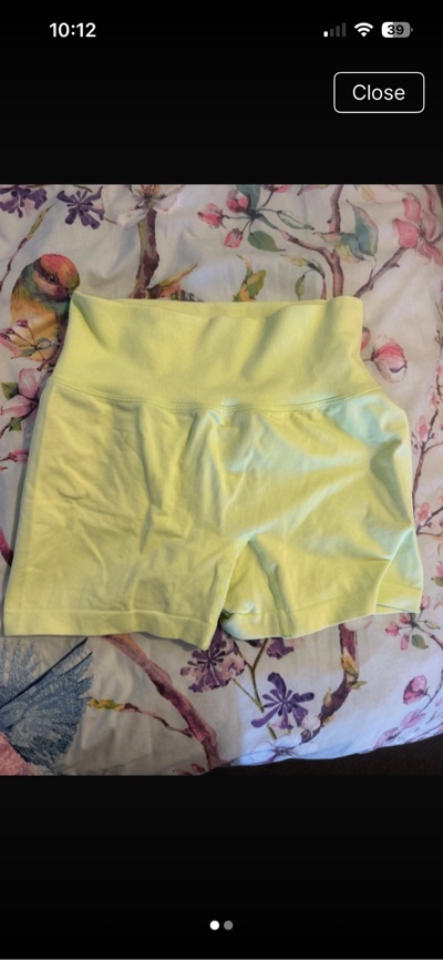 anko activewear shorts size 10