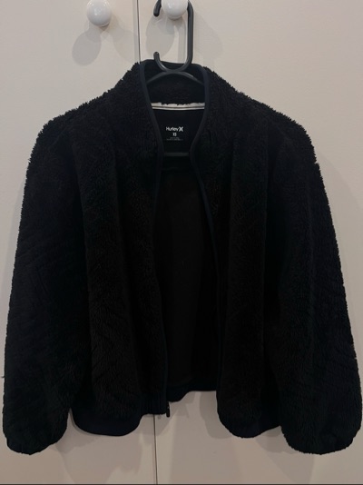 HURLEY X- sooo comfy and warm black jacket
