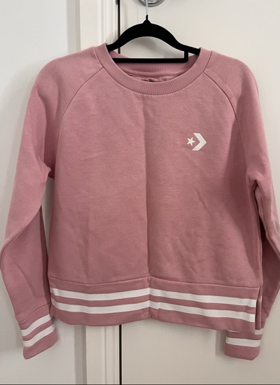 Pink Converse Crewneck Sweatshirt - Never Worn