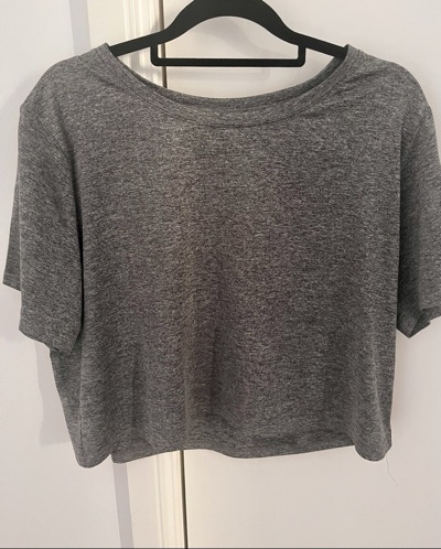NWT Rockwear Grey Heather Activewear Top -