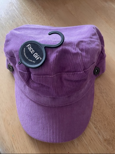 Face Off Purple Corduroy Cap – Brand New / Worn Once ( few minutes )🧢