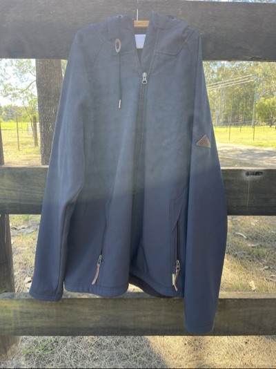 Kathmandu navy hooded jacket size M