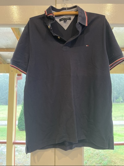 Tommy Hilfiger navy polo shirt size M