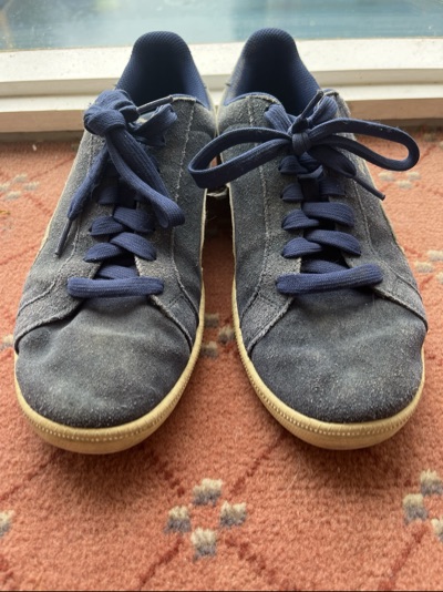 Puma grey lace-up sneakers size UK 9