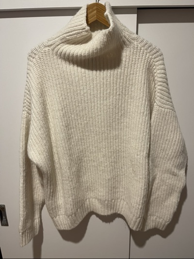 Anine Bing Sydney Sweater ivory size M