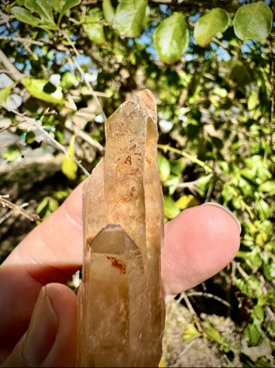 Lemurian crystal point