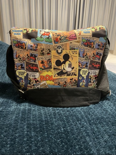 Disney multicoloured comic-print crossbody bag