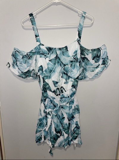 Forever New floral wide-leg jumpsuit size 10