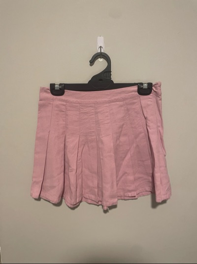 Factorie pleated pink skirt size 12