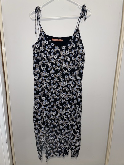 Rodeo Show navy floral slip dress size 12