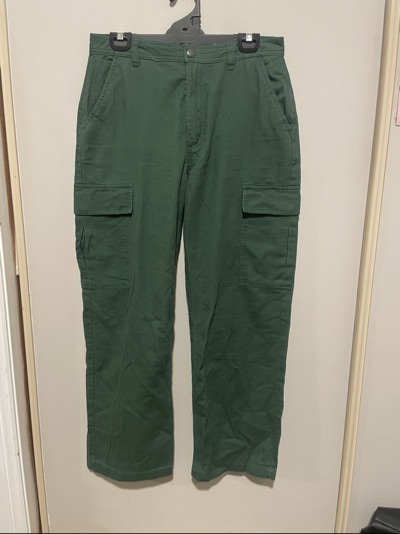 Cotton On green cargo pants size 12