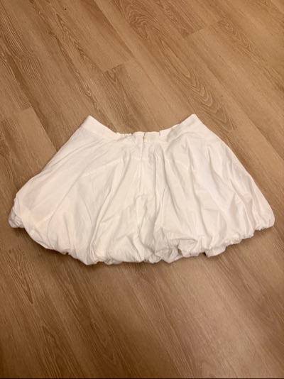 DISSH white mini skirt size 14