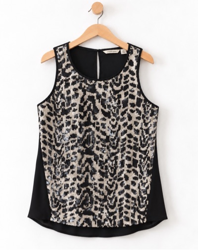 Country Road Sequin Tank Top Sz