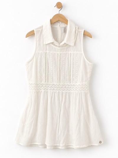 Lee Cooper White Lace Mini Dress Sz10