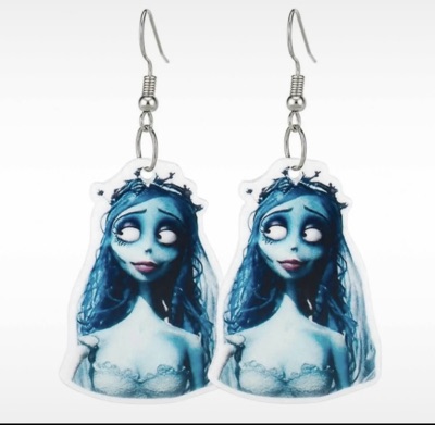 Resin Corpse Bride Earrings