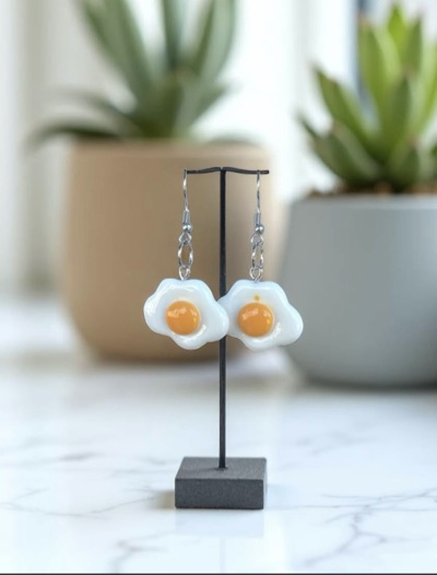 Novelty Egg Earrings