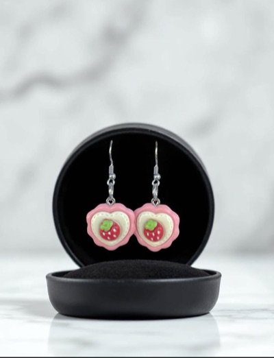 Novelty Strawberry Earrings