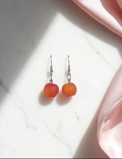 Novelty Orange Earrings