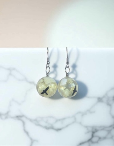 Novelty Crow Earrings