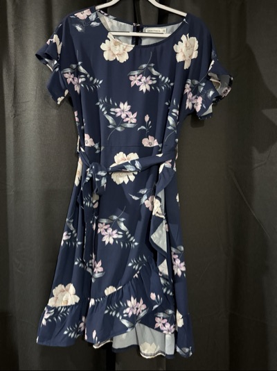 Grace&Co. floral midi dress size 12