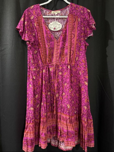 Shareen Collections floral midi dress size 14