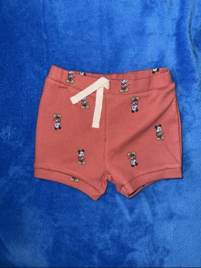New Mickey Mouse Baby Shorts - Size 0