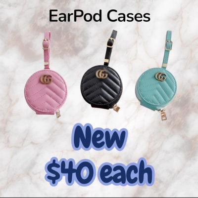 Gucci quilted earbud cases