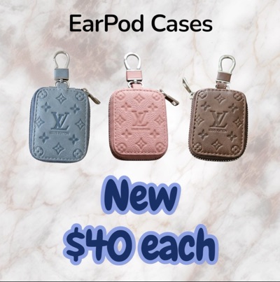 Louis Vuitton embossed monogram EarPod cases