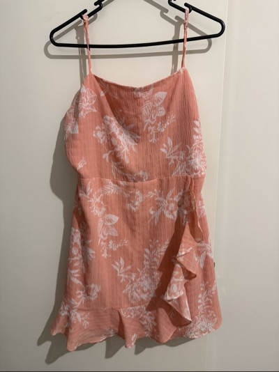 dotti floral ruffle dress size 14